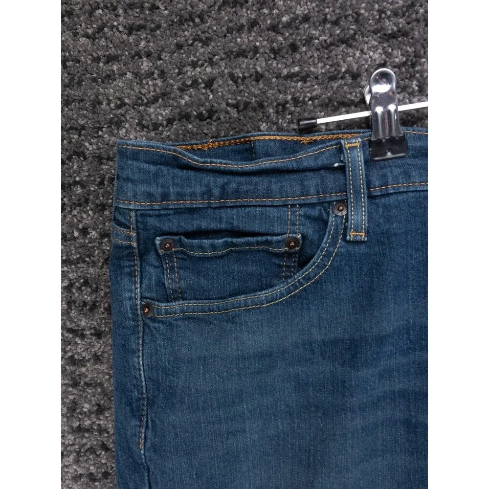 Levis 541 Jeans Mens 42x30 Actual 40x29 Blue Athletic Taper Stretch Distressed